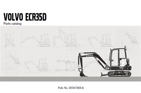 Volvo ECR35D Crawler Excavator Parts Manual